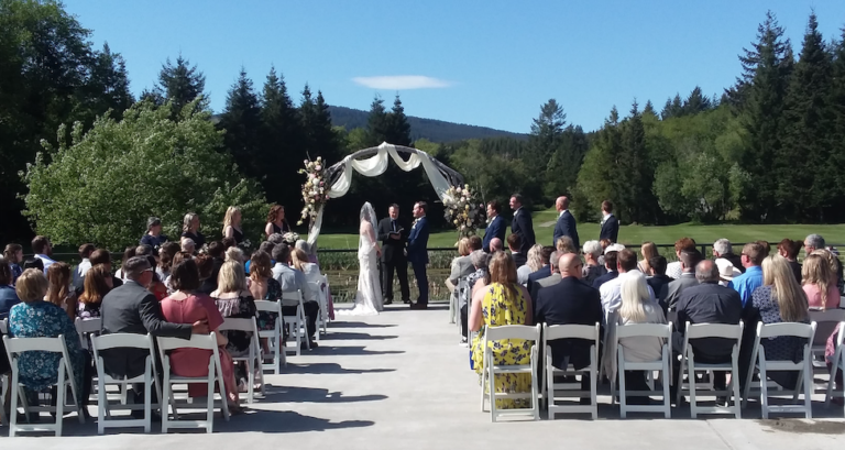 wedding dj oregon salmon run golf course